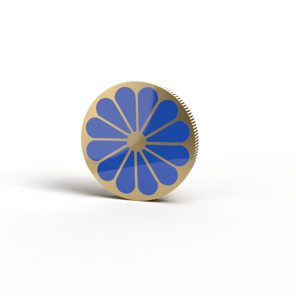 Brass Lens Cap with Colorful Coating (Screw-On)