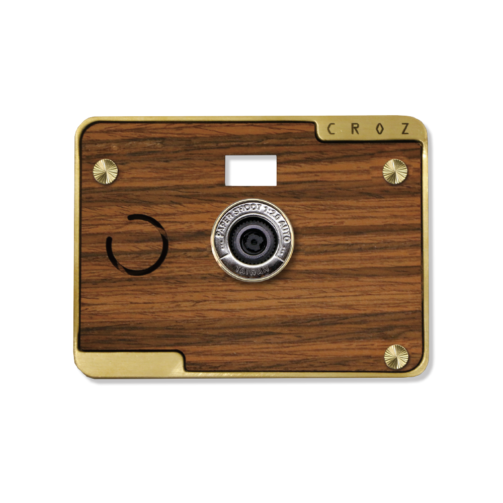 :: CROZ Vintage Camera Gift Box :: ( Wooden Case & Transparent Case )