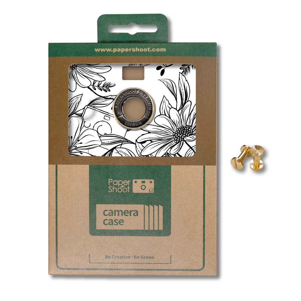 Paper Case - Coloring_Flower Painting