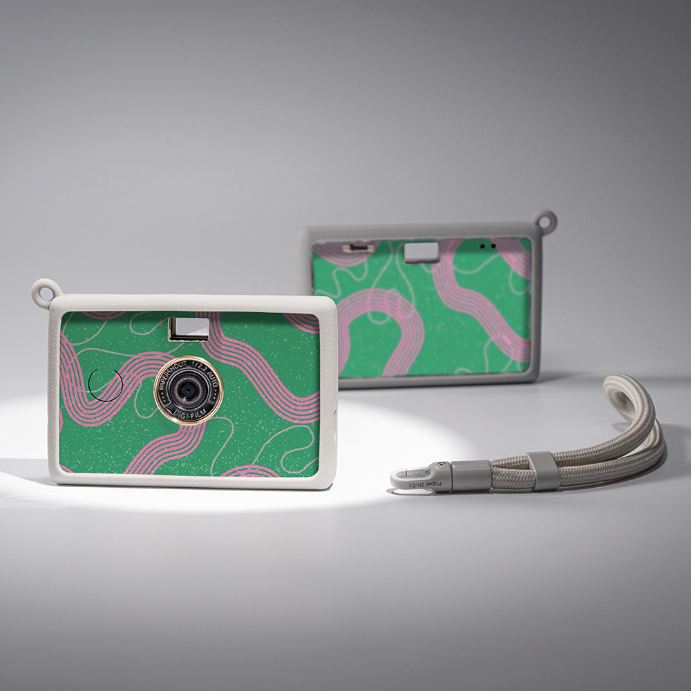 Vintage Pattern Aura Paper Camera