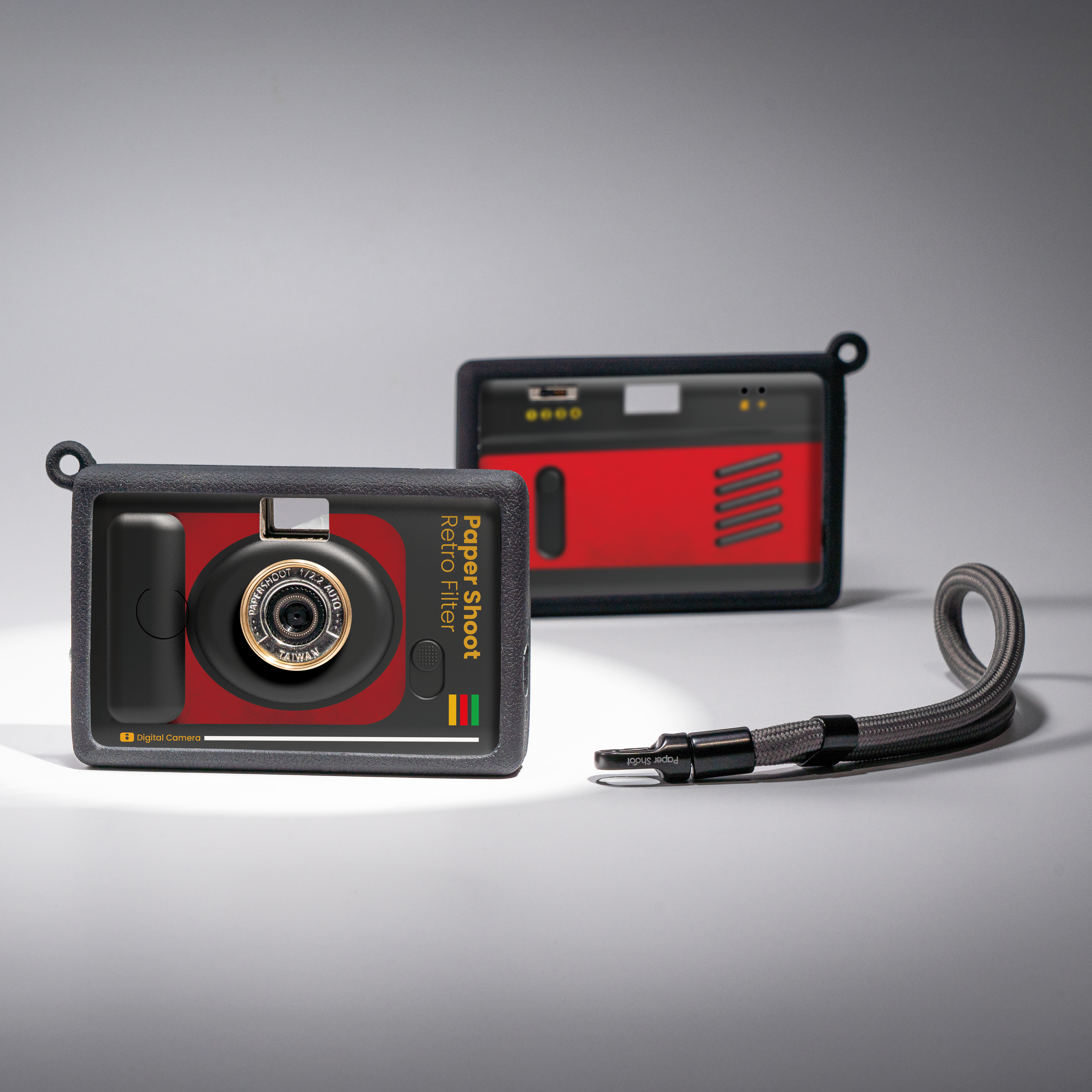 Aura Paper Camera -Crimson Click