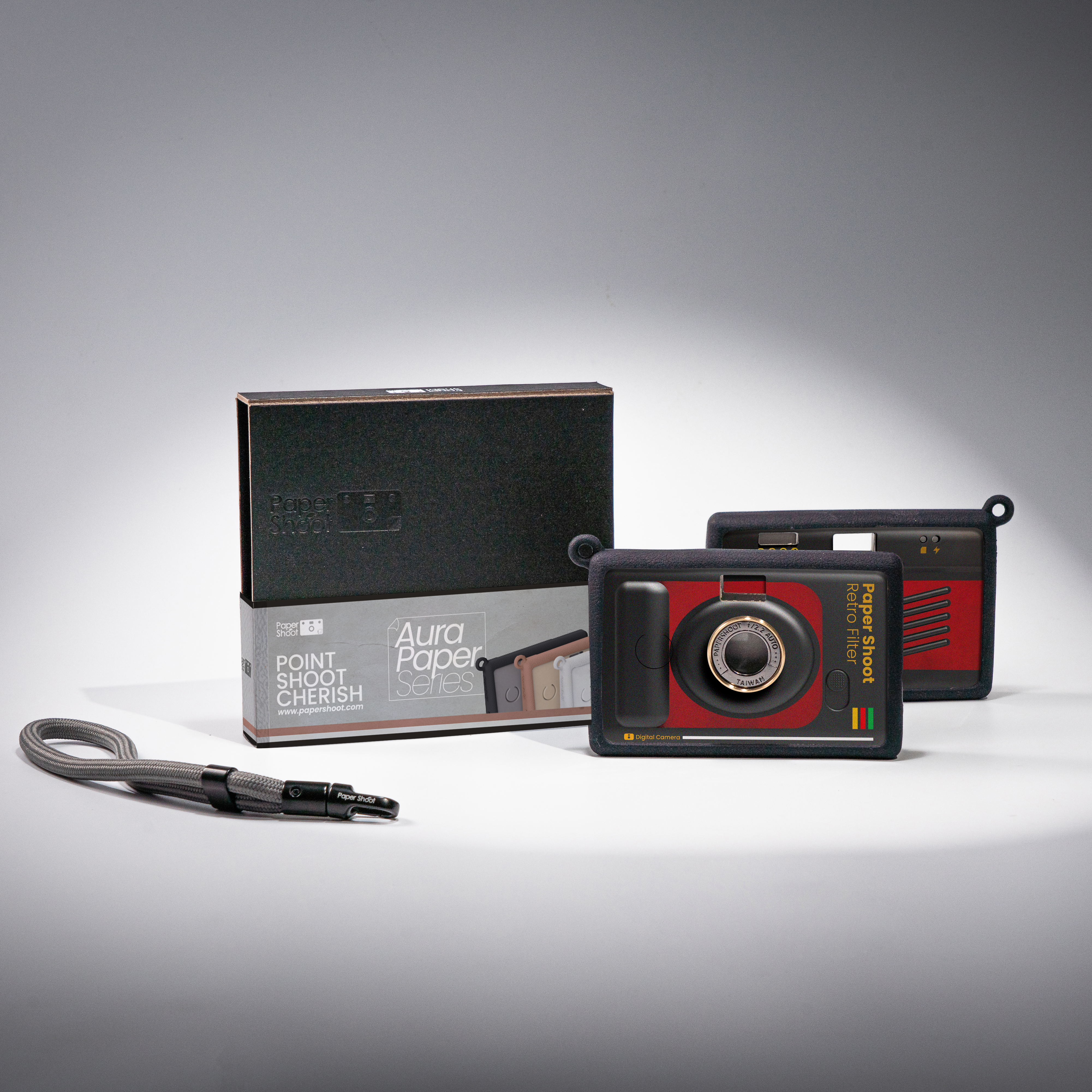 Aura Paper Case -Crimson Click