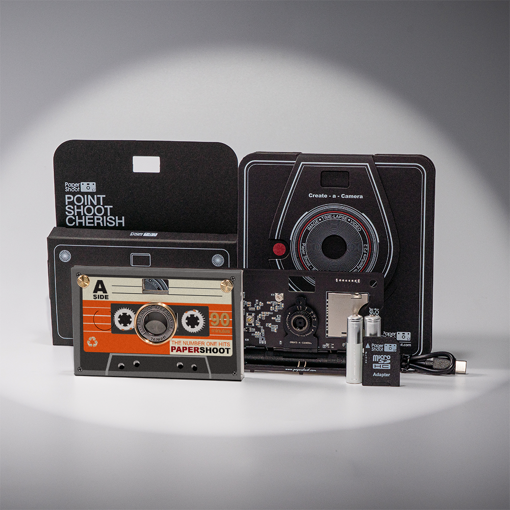 RetroWave Paper Camera