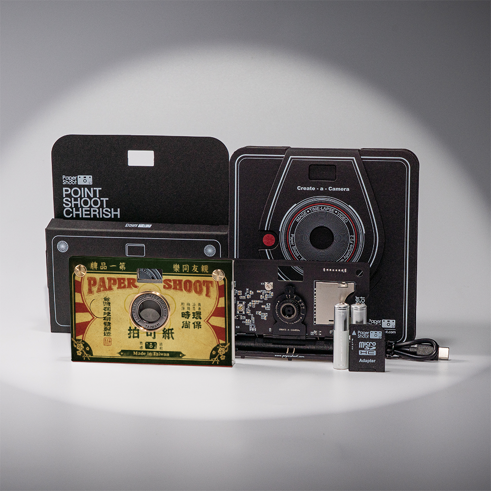 RetroWave Paper Camera