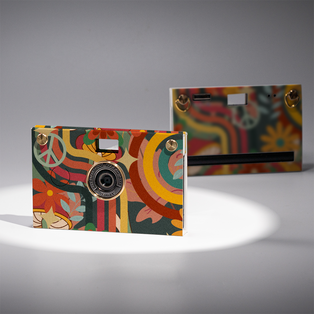 RetroWave Paper Camera