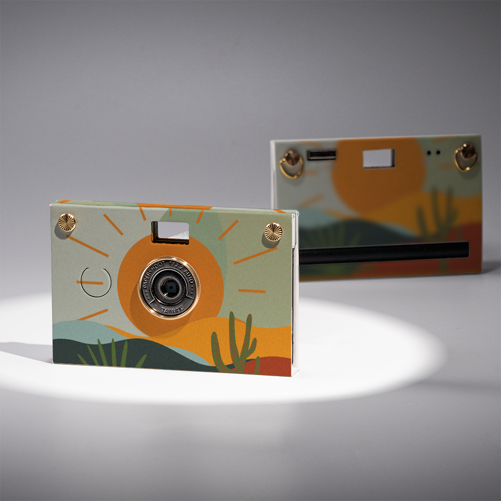 RetroWave Paper Camera