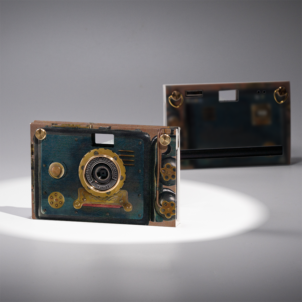 RetroWave Paper Camera