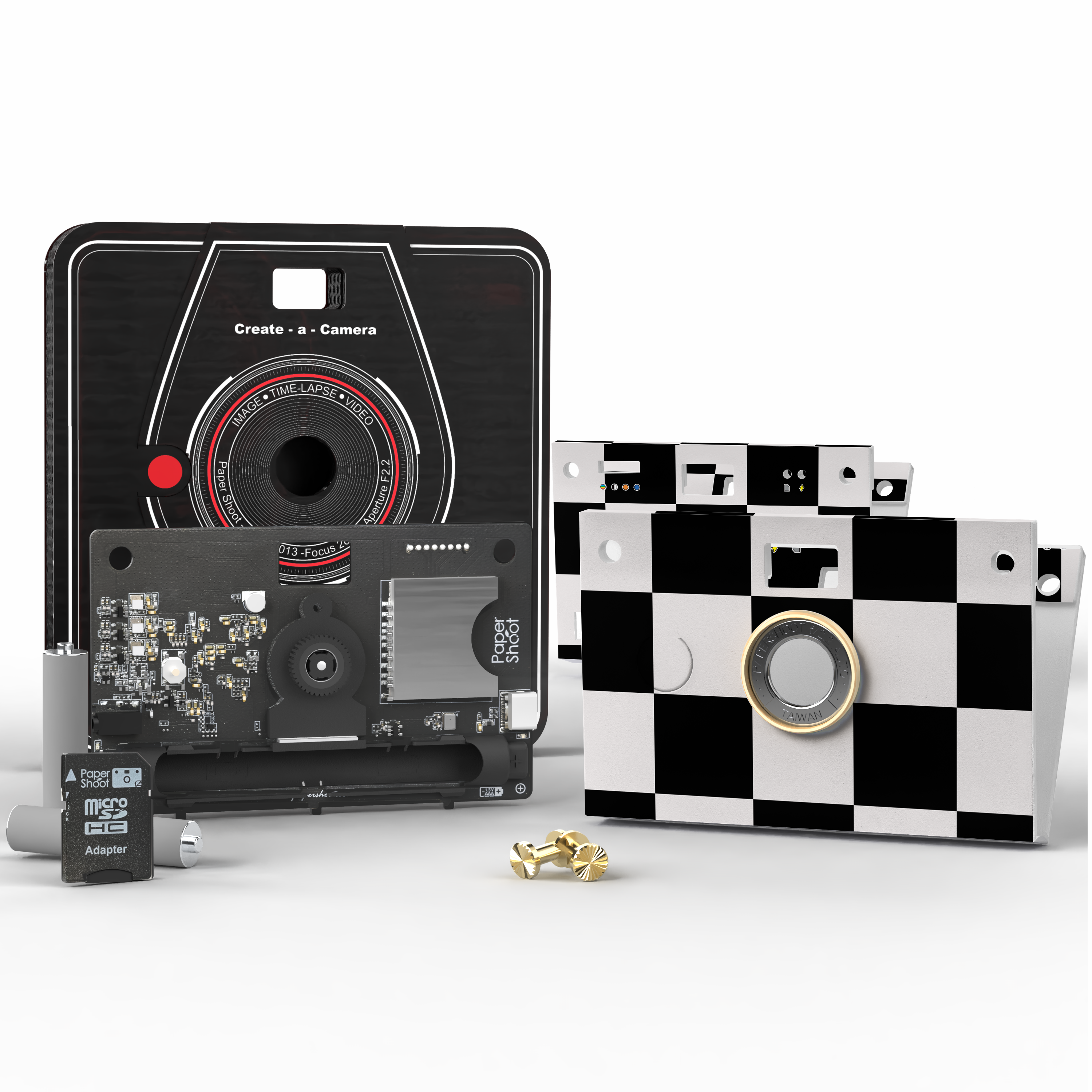 Paper Camera - Checker Board