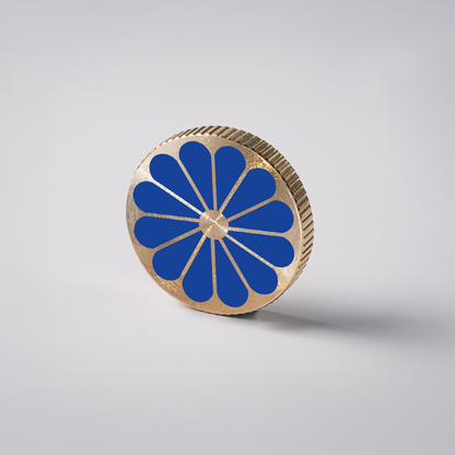 Brass Lens Cap with Colorful Coating (Screw-On)