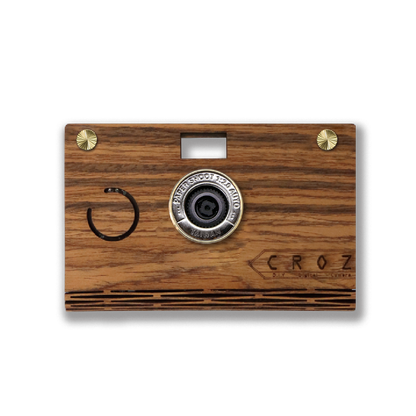 :: Simple Light Rosewood Camera Gift Box::