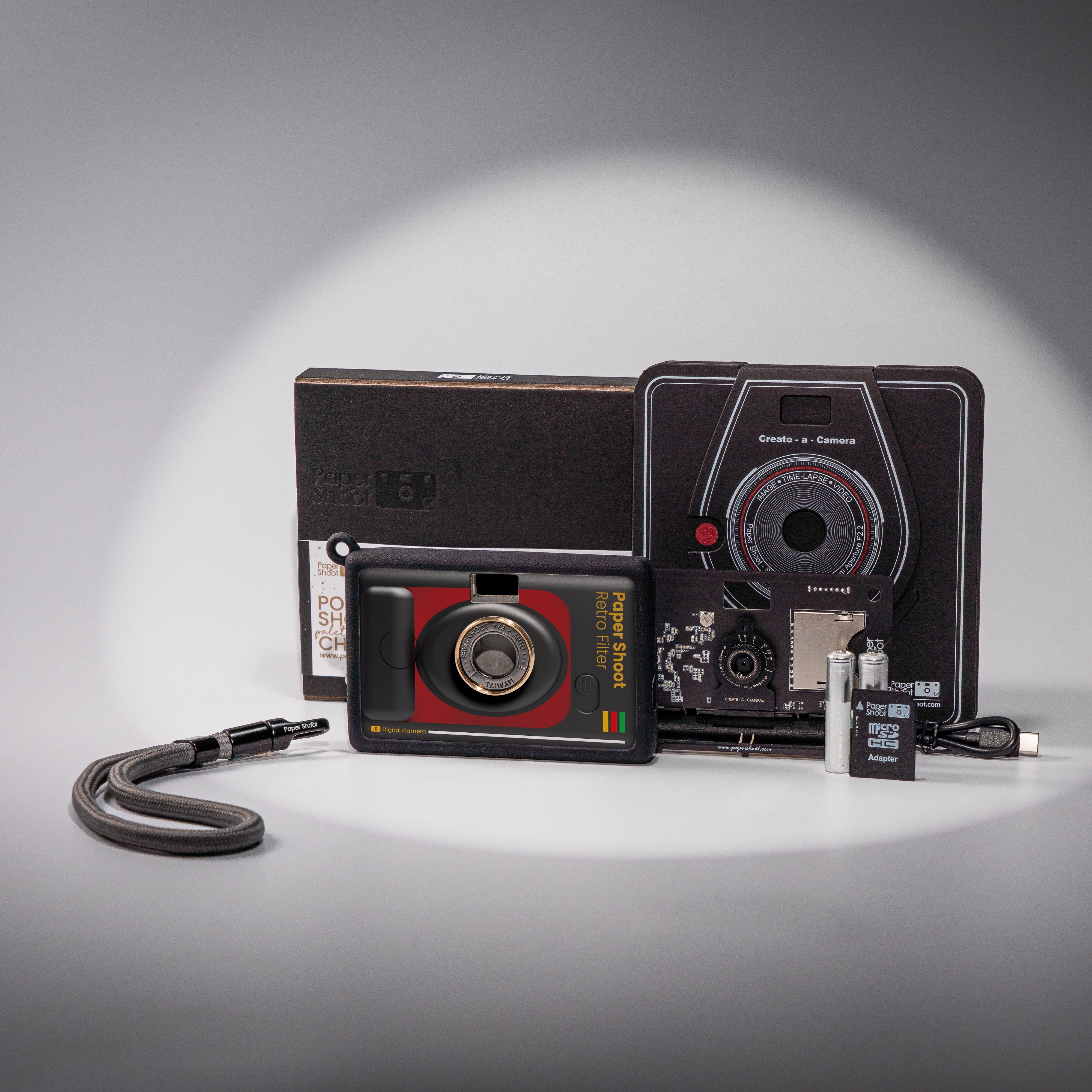 Aura Paper Camera -Crimson Click