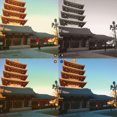 Cinema Tone Filter 4-Card Set (16 Styles)