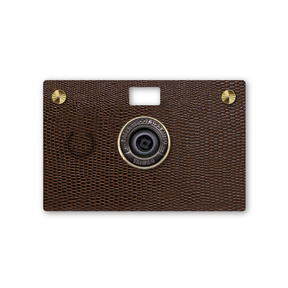 :: Leather Texture Camera Gift Box :: 5 Colors