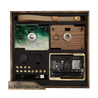 Camera Bundle - Vintage Resin-Art Camera Set