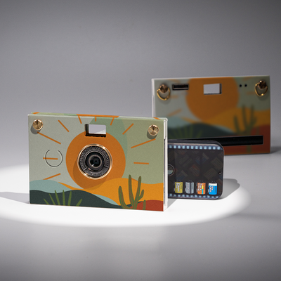 RetroWave Paper Camera