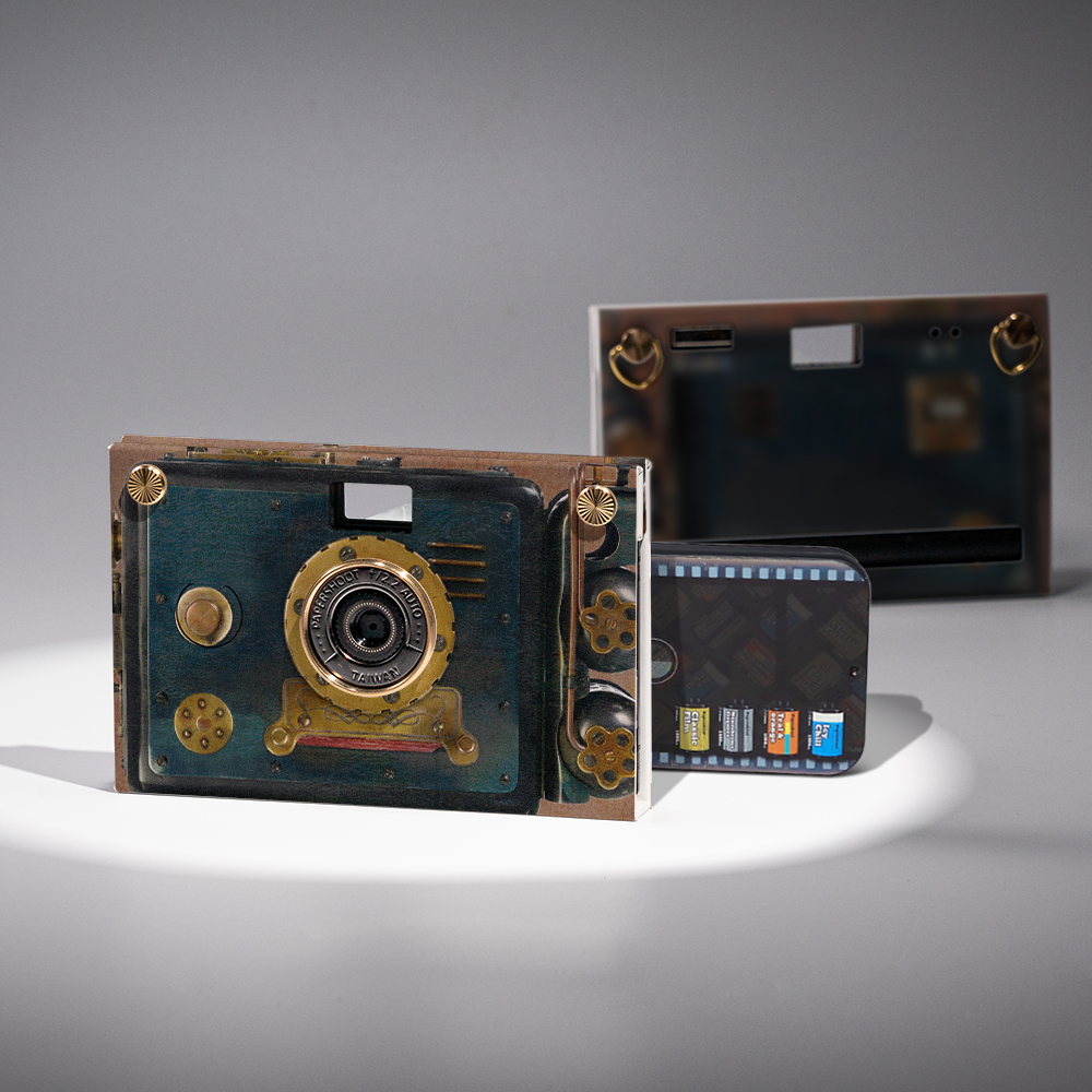 RetroWave Paper Camera