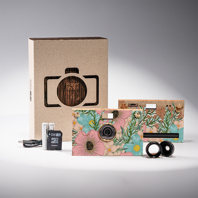 Paper Shoot Camera – Cork Edition 20MP Film-Style Digital Camera