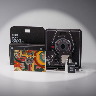 RetroWave Paper Camera