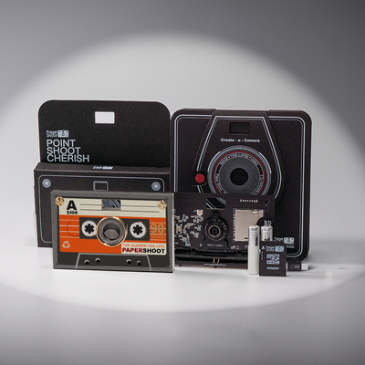 RetroWave Paper Camera