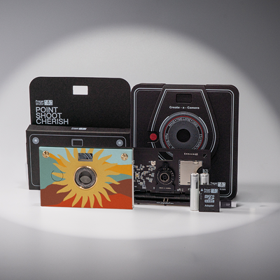 RetroWave Paper Camera