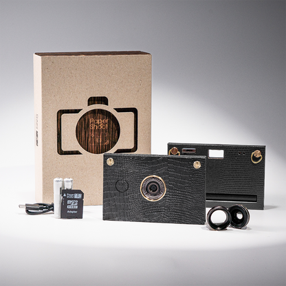 Camera Bundle - Leather Texture Camera Set – Paper Shoot