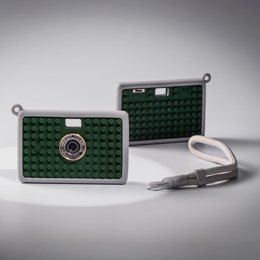Aura Bricks Camera - Green Grove