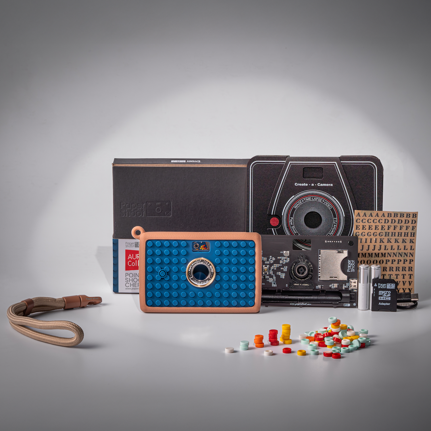 Aura Bricks Camera - Blue Beam