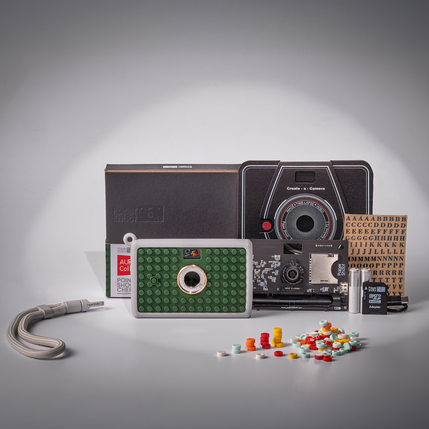Aura Bricks Camera - Green Grove