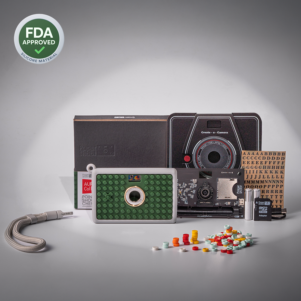 Aura Bricks Camera - Green Grove