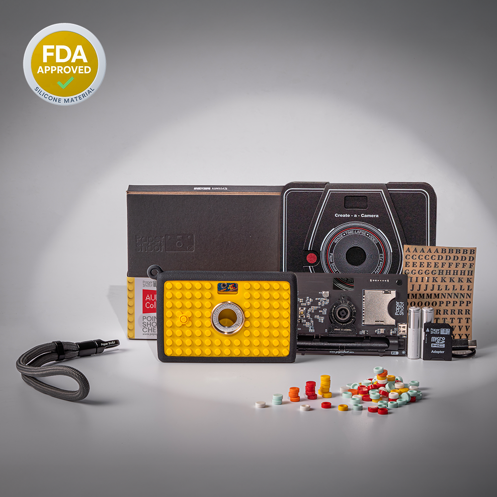 Aura Bricks Camera - Yellow Brick