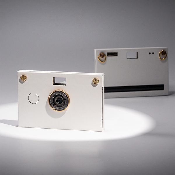 Paper Shoot Camera ブラウン Camera Bundle - Thinkk&Shoot Camera Set - Vintage Patterned