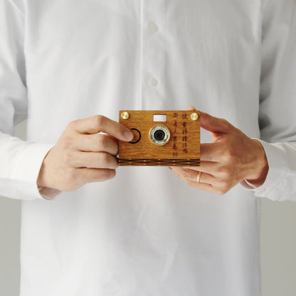Camera Bundle - Calligraphy Wood Camera Set