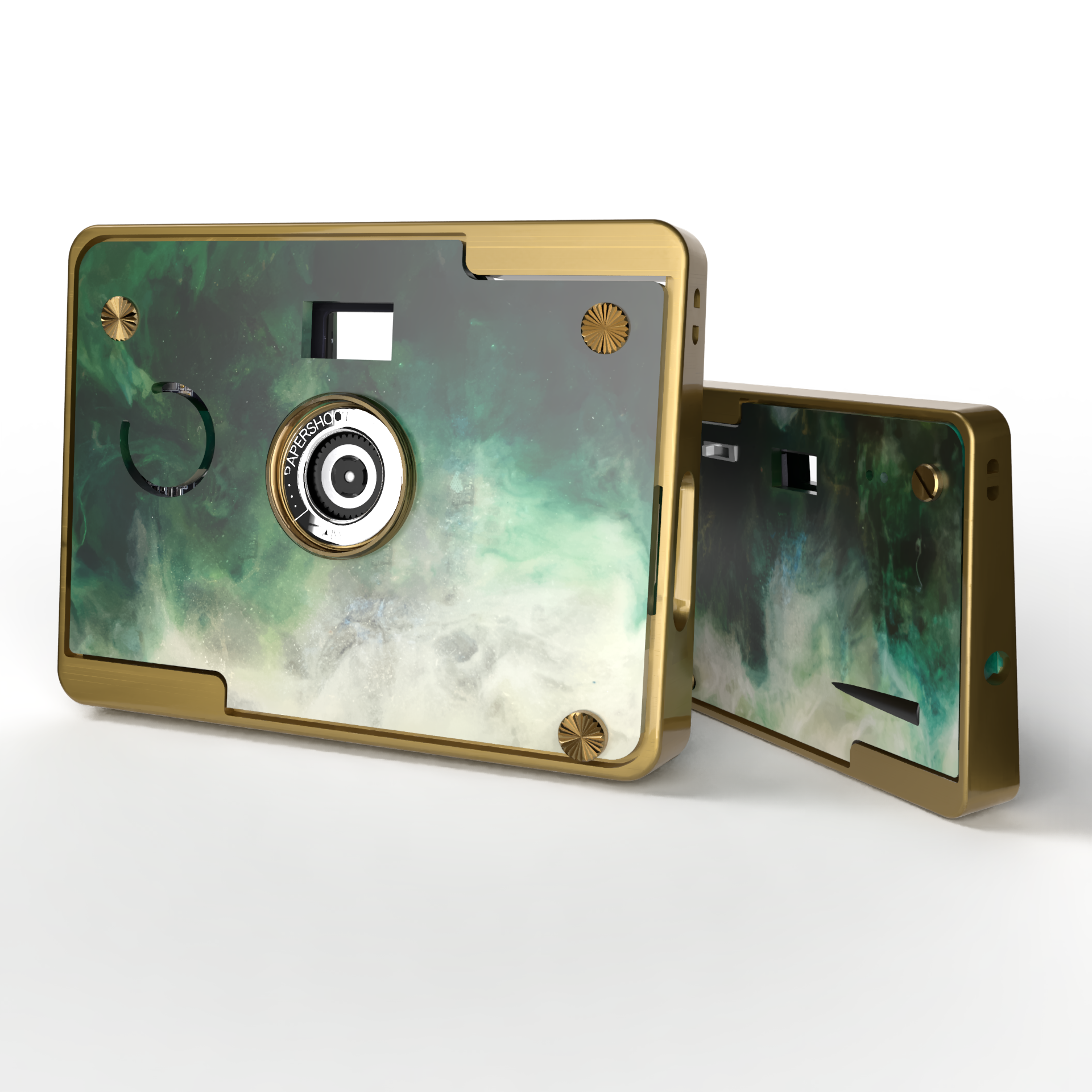 Camera Bundle - Vintage Resin-Art Camera Set