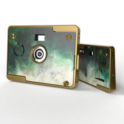 Camera Bundle - Vintage Resin-Art Camera Set