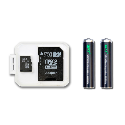 64G SD Card & 2 Rechargeable Batteries
