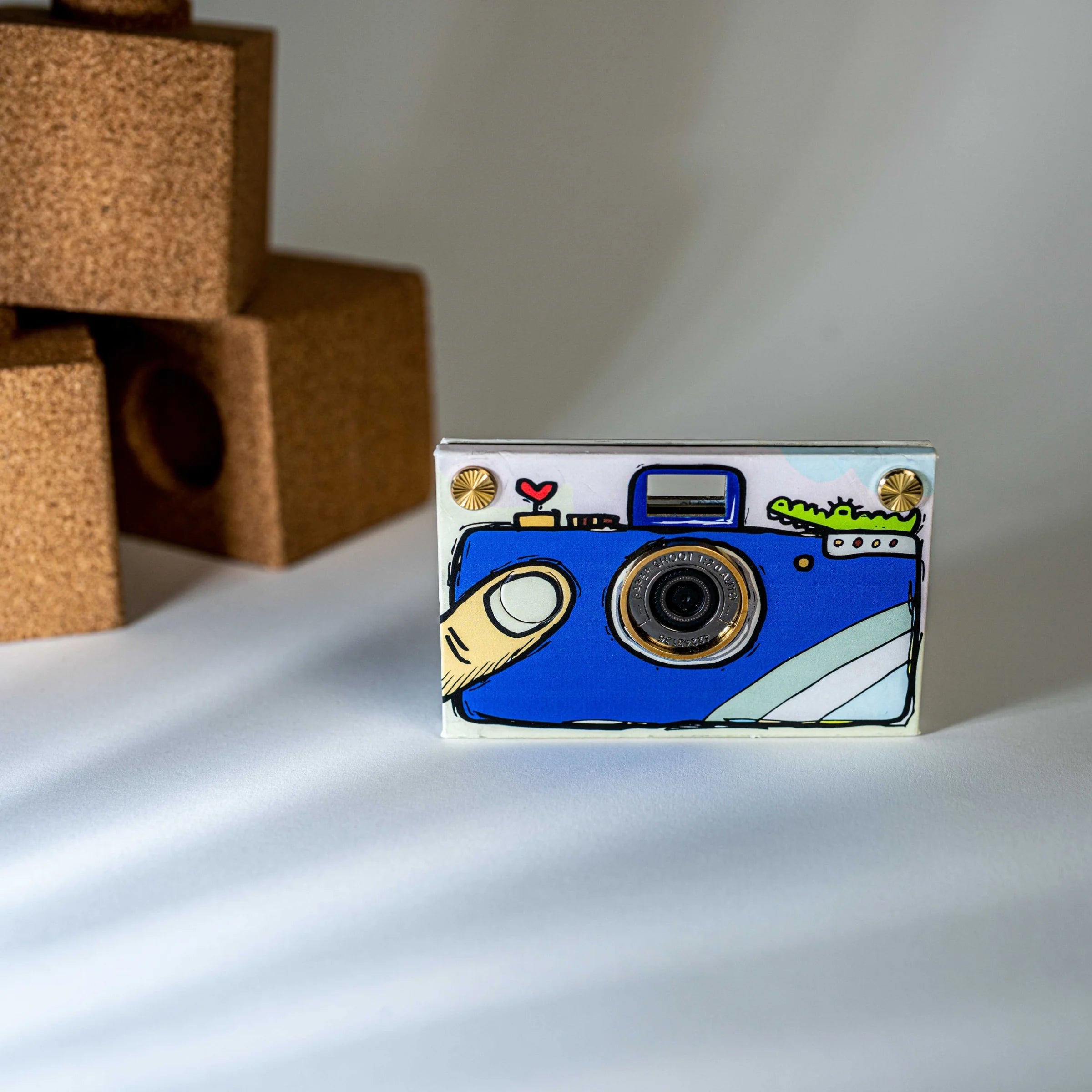 Paper Case - Hand Drawing_Blue