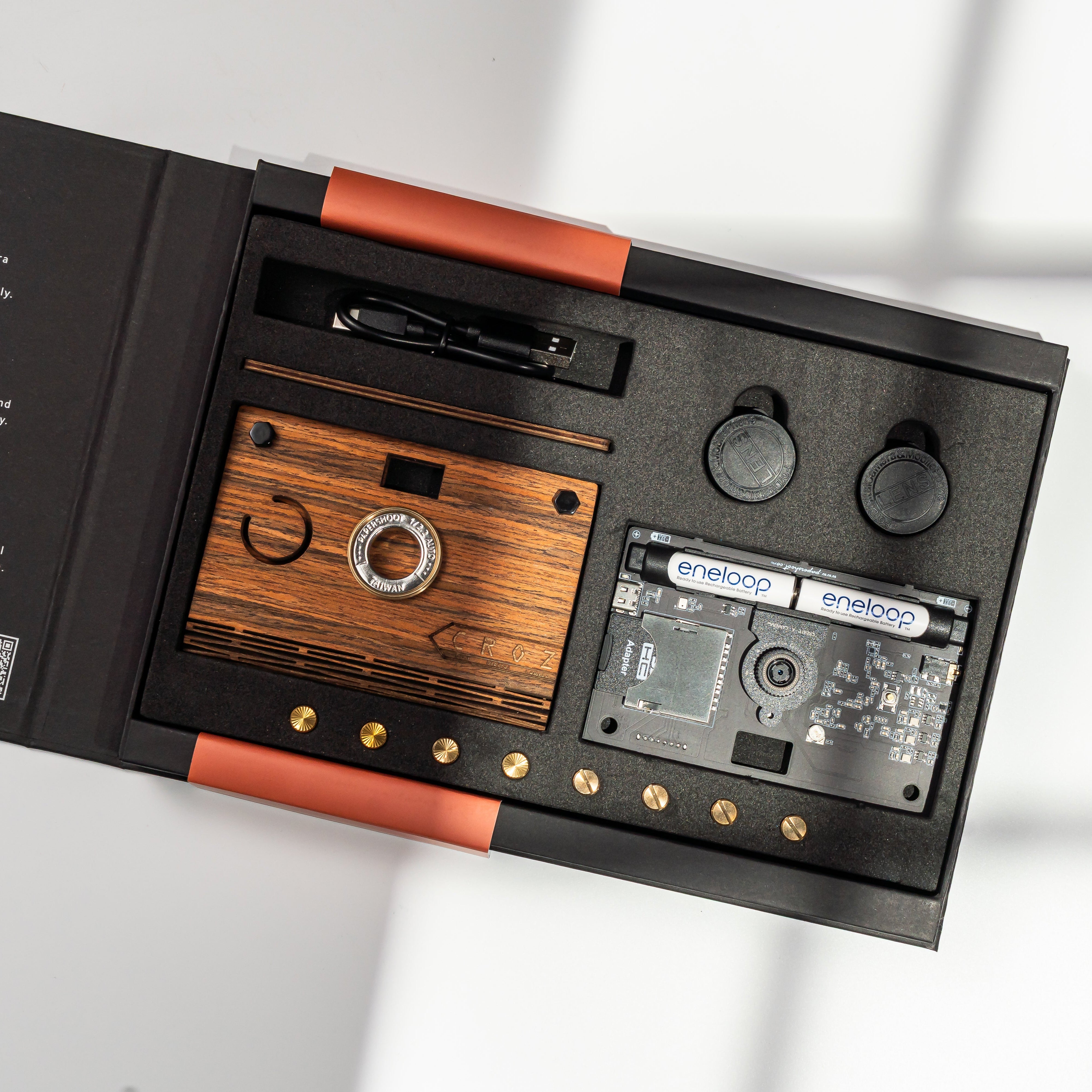 Camera Bundle - Simple Light Wood Camera Set