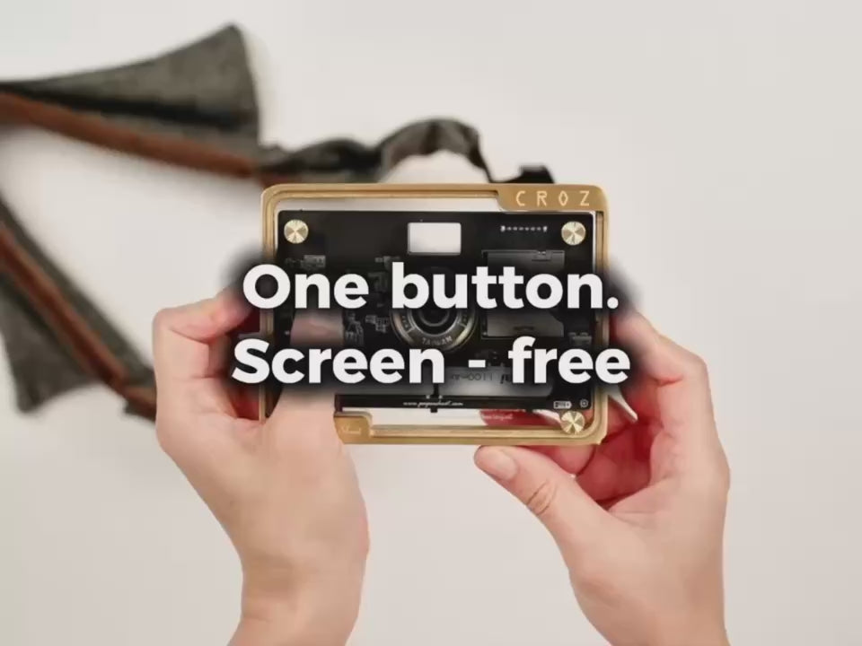 Paper Shoot – 20MP Film-Style Digital Camera with Filters & Cases