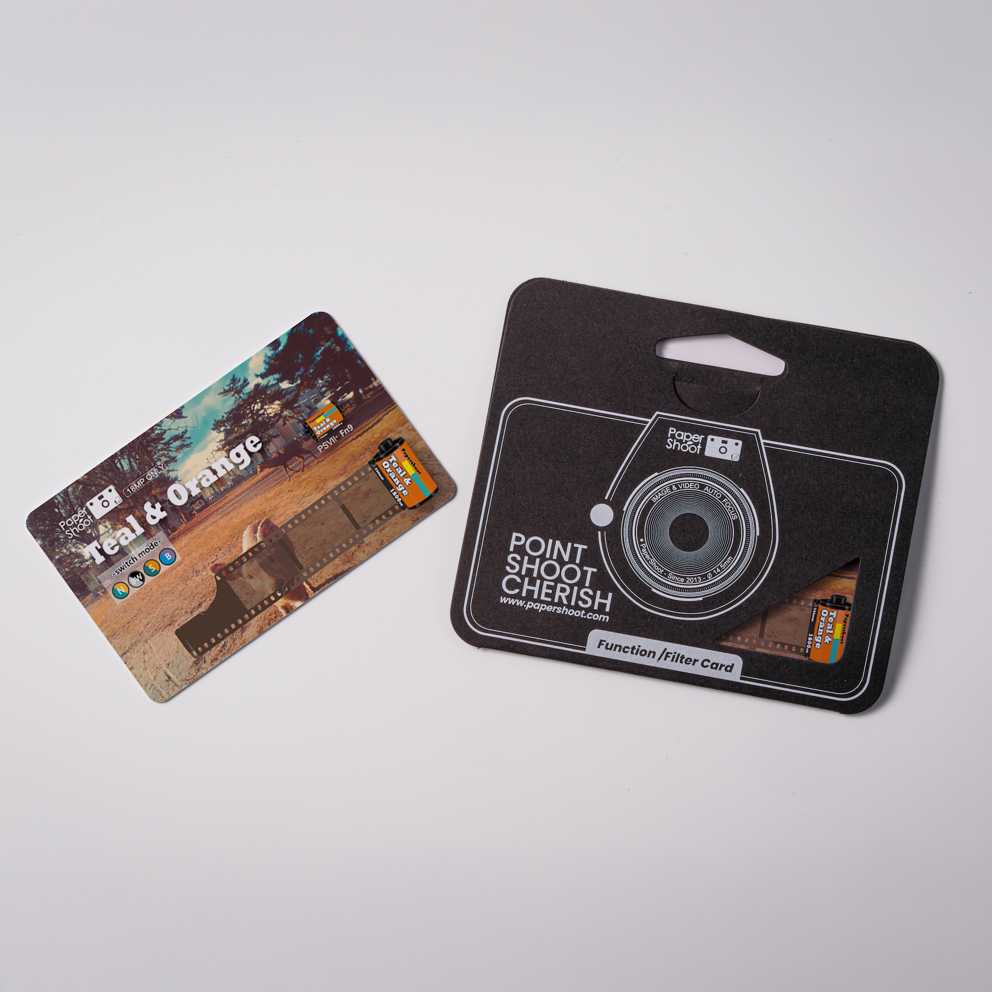 Filter Card -Teal & Orange